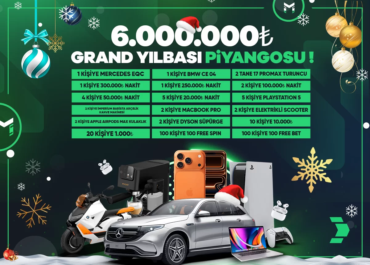 MAKSİBET GRAND YILBAŞI PİYANGOSU  - 6.000.000 TL